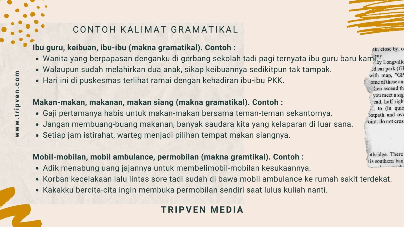 Makna Leksikal Dalam Bahasa Melayu Makna Merupakan Unsur Asas Dalam ...